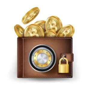 Crypto Assets Recover secured bitcoin illustration
